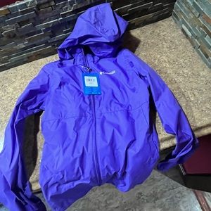 Columbia girls rain jacket NWT